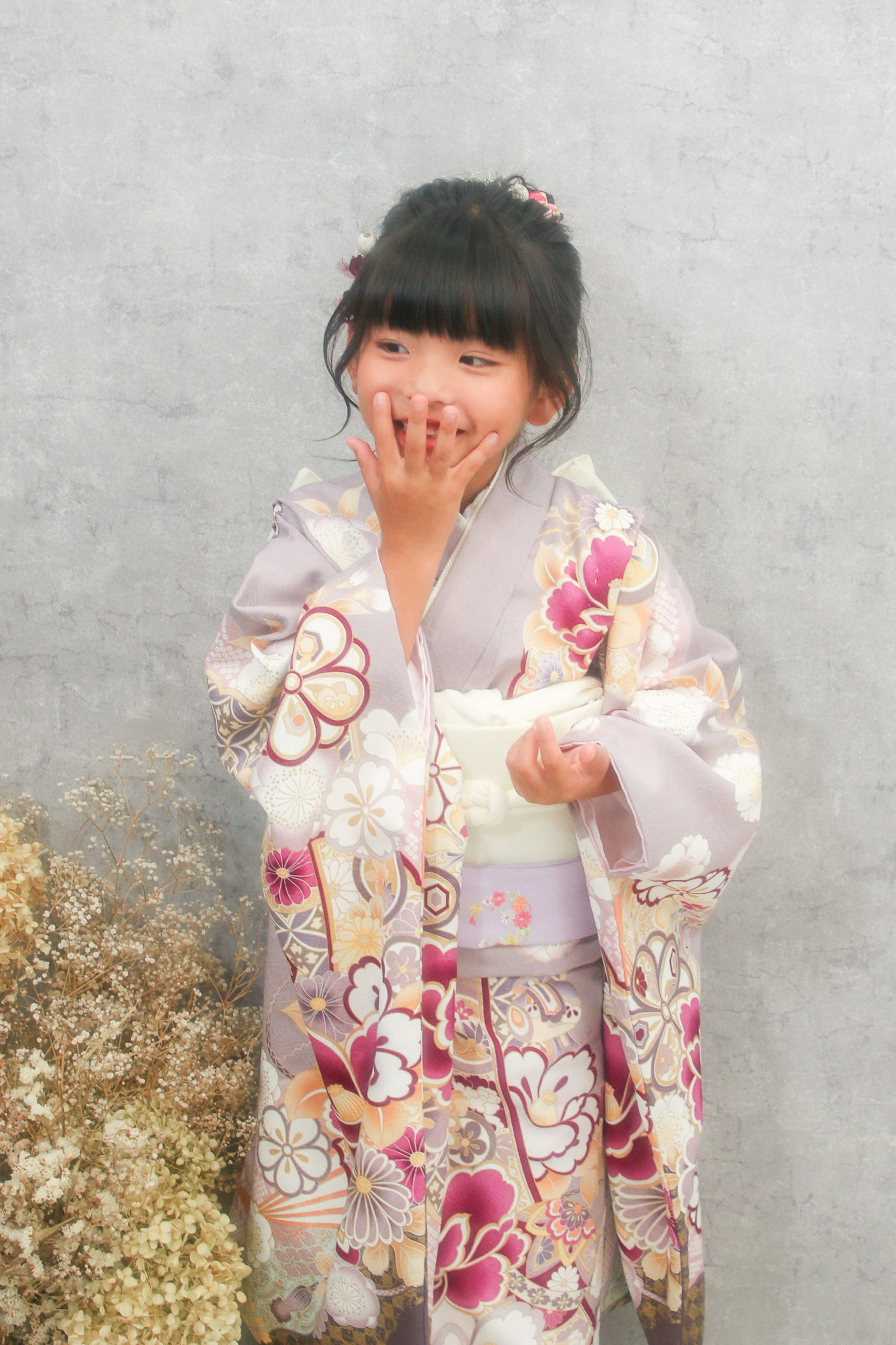 七五三着付けサンプル