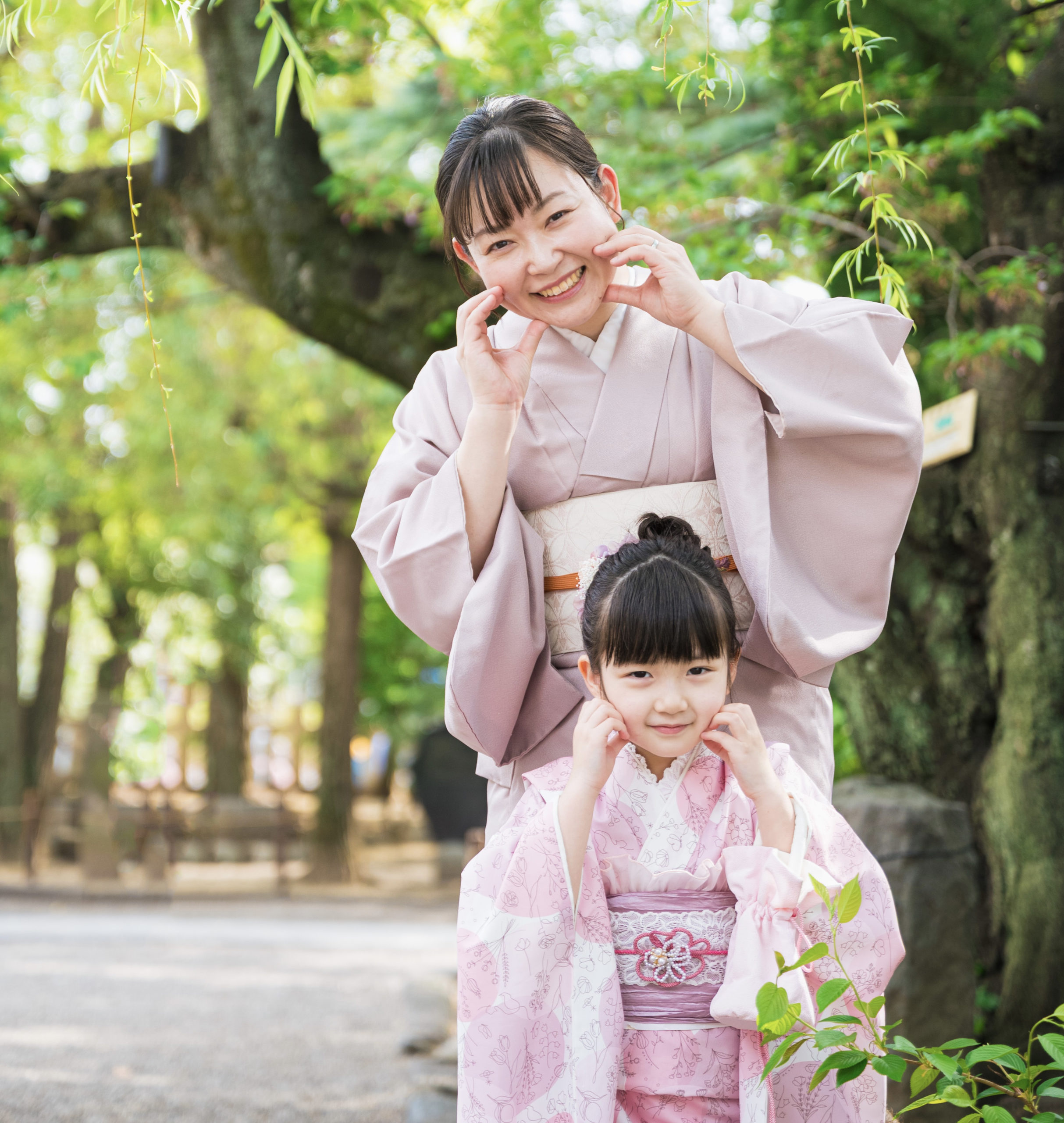 七五三着付けサンプル